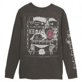 STUSSY-Harvest Rain TD LS Tee - Black