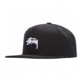 STUSSY-Stock SU18 Cap - Black