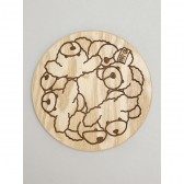 MOUNTAIN RESEARCH-Anarcho Cups 042 - Bear Lid (for Cup & Mug) - Beige