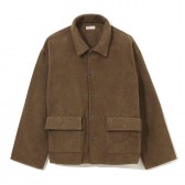 NAISSANCE-FLEECE SHIRT JACKET - Brown