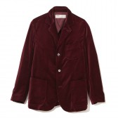 NAISSANCE-VELVETEEN JACKET - Burgundy