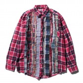 Rebuild by Needles - Ribbon Flannel Shirt - Mサイズ