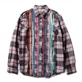 Rebuild by Needles - Ribbon Flannel Shirt - XSサイズ