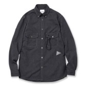 and wander-soft ox shirt (M) - Navy