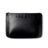 A.P.C.-Jacob ロゴポーチ - Black