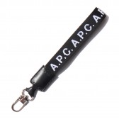 A.P.C.-Logo キーリング - Black
