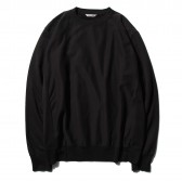 AURALEE-SUPER HIGH GAUGE SWEAT P:O - Black