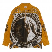 C.E : CAV EMPT-HALF ZIP BIG SHIRT - Yellow