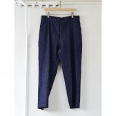 COMOLI-デニム オーバーパンツ - Navy