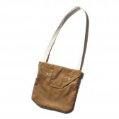 ENGINEERED GARMENTS-Shoulder Pouch - 8W Corduroy - Chestnut