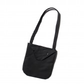 ENGINEERED GARMENTS-Shoulder Pouch - Cotton Double Cloth - Black