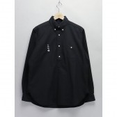 MOUNTAIN RESEARCH-B.D. Pullover : OX - 動物刺繍 プルオーバー - Black