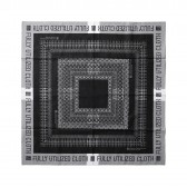 N.HOOLYWOOD-182-AC04 pieces BANDANA LARGE SIZE - Black
