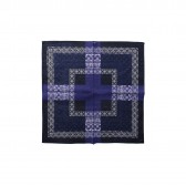 N.HOOLYWOOD-182-AC06 pieces BANDANA SMALL SIZE - Navy