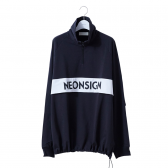 NEON SIGN-ANORAK SWEAT - Black