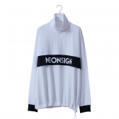 NEON SIGN-ANORAK SWEAT - Bright White