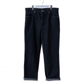 NEON SIGN-TAPERED DENIM USED - Black