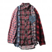 Rebuild by Needles - 7 Cuts Flannel Shirt - Mサイズ