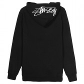 STUSSY-Smooth Stock App. Hood - Black