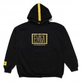 ELVIRA-PLAID BOX HOODY - Black