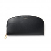 A.P.C.-ハーフムーンウォレット - Black