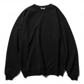 AURALEE-SUPER SOFT HEAVY SWEAT P:O - Black