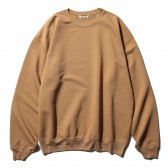 AURALEE-SUPER SOFT HEAVY SWEAT P:O - Brown
