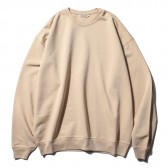 AURALEE-SUPER SOFT HEAVY SWEAT P:O - Pink Beige