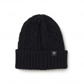 BEDWIN-CABLE WATCH CAP 「ROBERT」 - Black