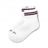 BEDWIN-LINE ANKLE SOCKS 「LARRY」 - White