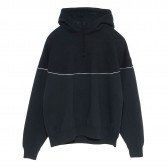 C.E : CAV EMPT-WHITE LINE HEAVY HOODY - Black