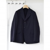 COMOLI-ウールギャバ ジャケット - Navy