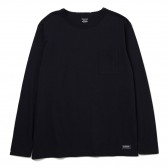 DELUXE CLOTHING-PINA COLADA LONG SLV.TEE - Black