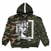 ELVIRA-ALL OVER REMAKE HOODY - Camo