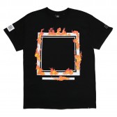 ELVIRA-BURNING FRAME T-SHIRT - Black
