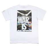 ELVIRA-WAR IS OVER T-SHIRT - White