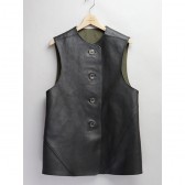 Leather Jerkin - Black