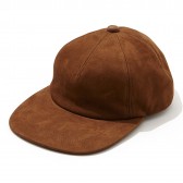 NAISSANCE-NUBUCK LEATHER CAP - Brown