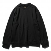 Needles-Crew Sweat - Synthetic Jersey - Black