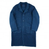 Porter Classic-KENDO LONG COAT - Blue