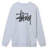 STUSSY-Basic Stussy Crew - Ash Heather