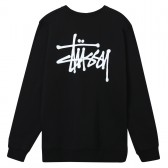STUSSY-Basic Stussy Crew - Black
