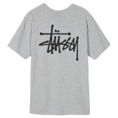 STUSSY-Basic Stussy Tee - Grey Heather
