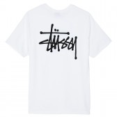 STUSSY-Basic Stussy Tee - White