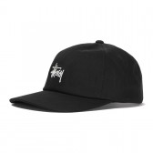 STUSSY-Stock Low Pro Cap - Black