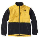 THE NORTH FACE-Denali Jacket - Black × Leopard Yellow
