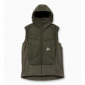 and wander-top fleece vest - Khaki