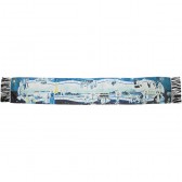 Porter Classic-SILK STOLE PARIS MIDNIGHT - Multi