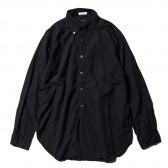 ENGINEERED GARMENTS-19th BD Shirt - 100's Broadcloth - Black