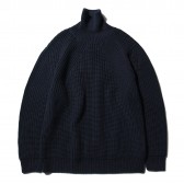 BATONER-SIGNATURE TURTLE NECK (メンズ) - Navy